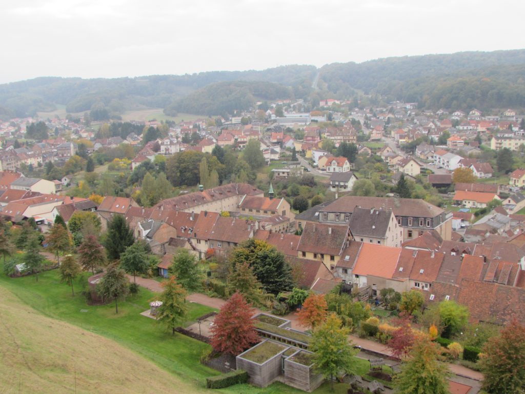 A view of the village of Bitche